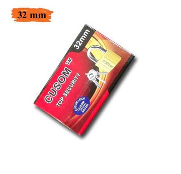 32mm Padlock With 3 Keys Top Security Lock for Travel bag/Luggage locks bag high quality. 
