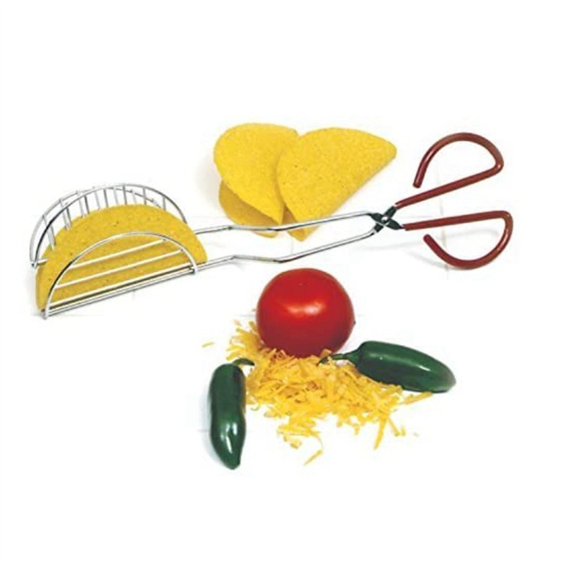 2X Taco Maker Press Fried Taco Shells Mold Crisp Deep Fryer Gadgets. 