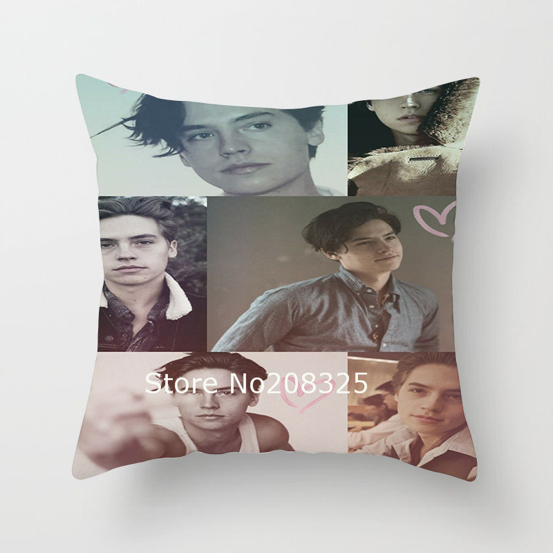 ZENGA Cole Sprouse Pillow Case Cushion Cover Throw Pillow Cover Decorative Pillows For Sofa Home Decor Pillowcase. 