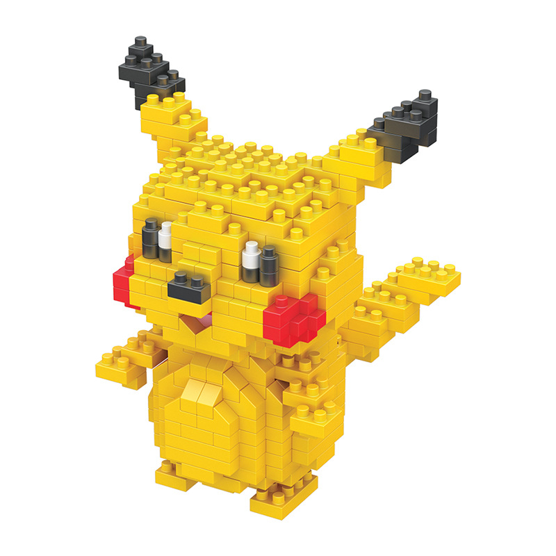 LBYU DIY toy pokemon Pokémon Pokemon miniature diamond small particle puzzle bricks. 