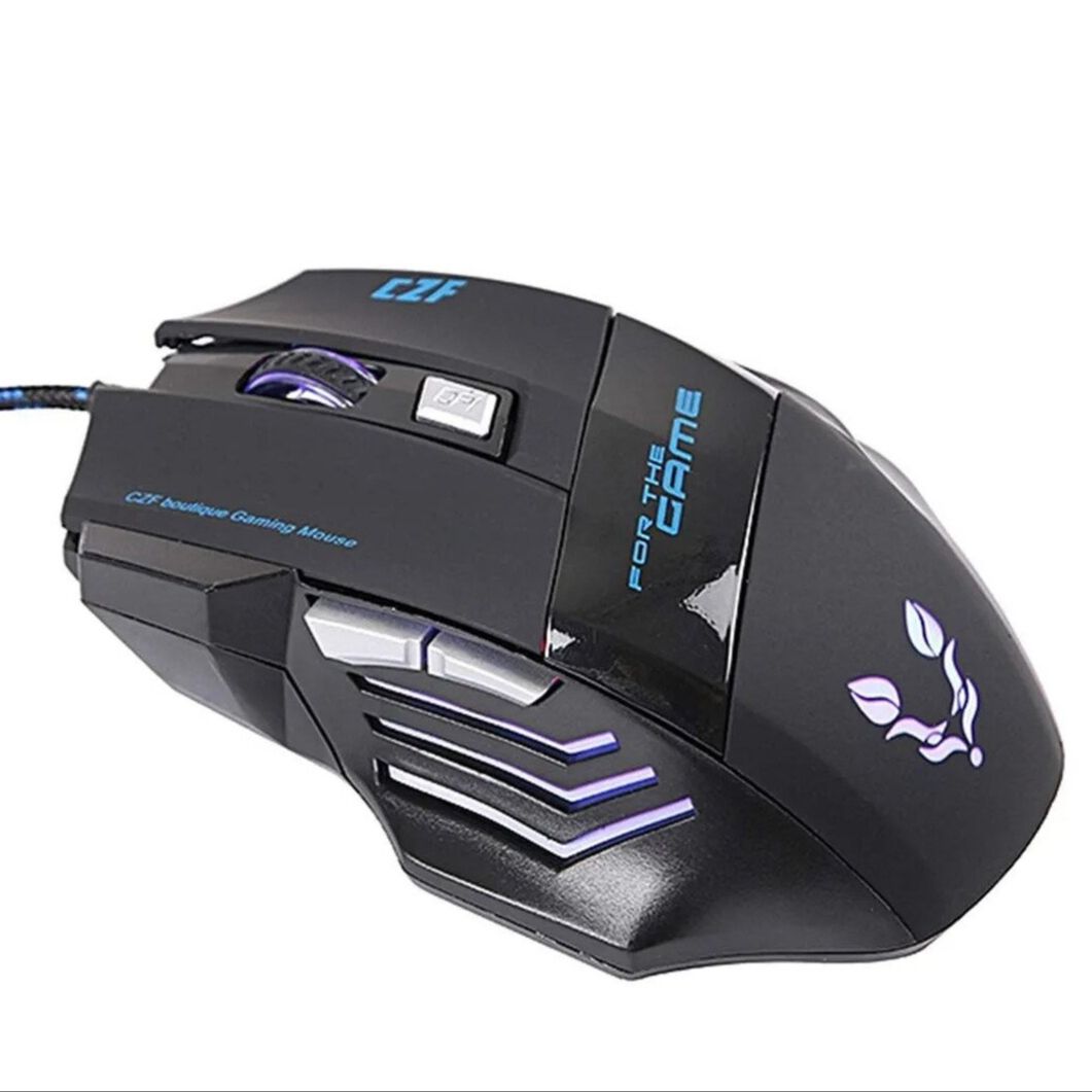 Mouse Gamer Tinji Tj-8 Optical 1600 Dpi Usb Led 6 Buttons