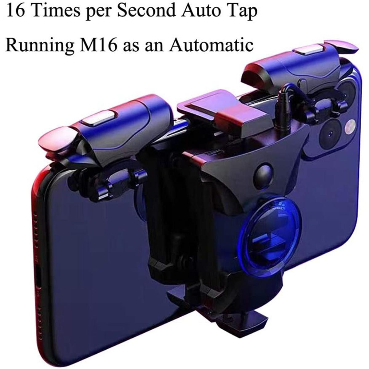 Phone Trigger Game Controller Portable Foldable Pressure Fast Shot Compatible with iPhone and Android