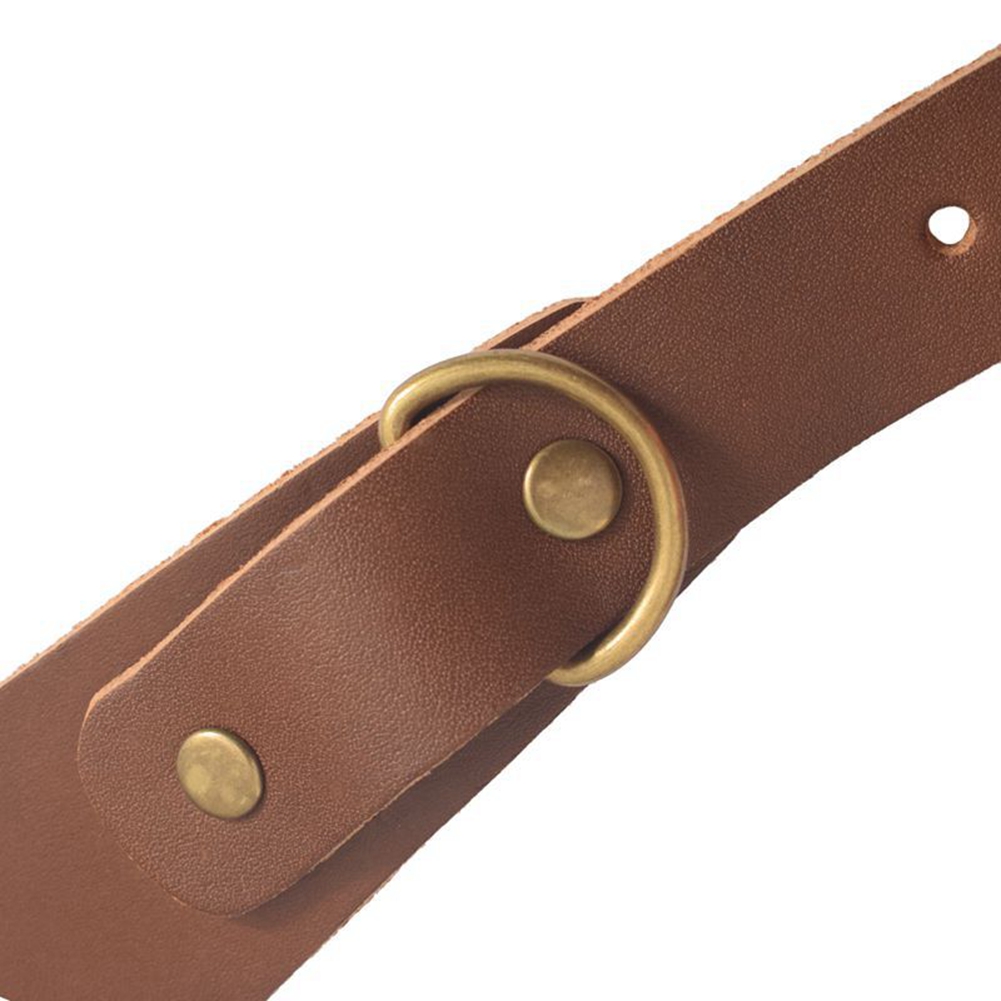 Camera Double Shoulder Leather Strap for DSLR/SLR Camera (Black). 