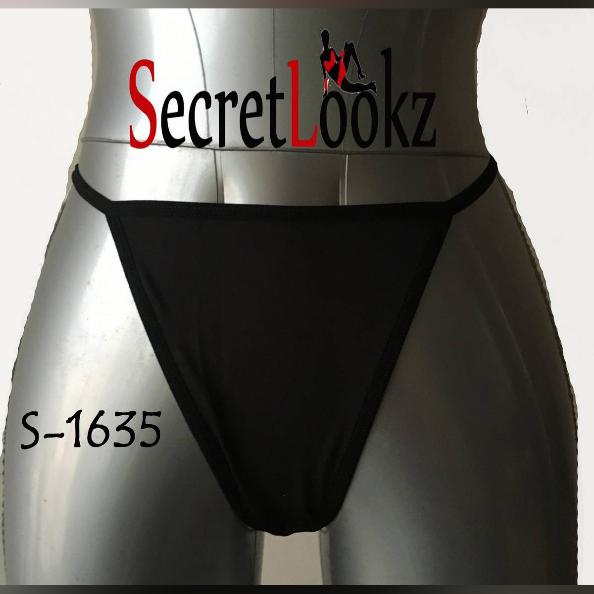 Black Stylish G-String Panty