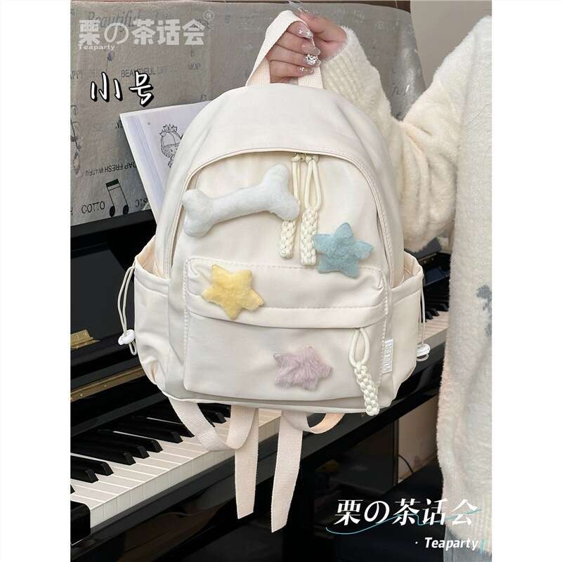 Instagram small simple and versatile, college style mini for girls, lightweight backpack. 