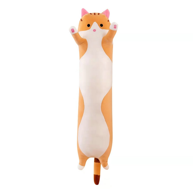 New Arrive 50cm Cute Soft Long Cat Boyfriend Plush Toys Stuffed Pause