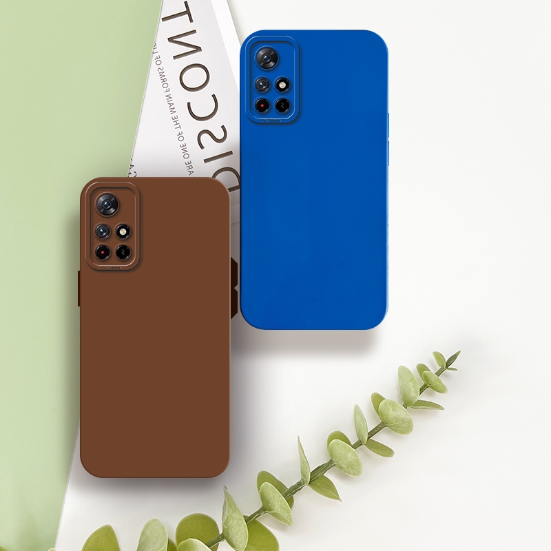 For Xiaomi Redmi Note 11T 5G Back Mobile Phone Case Simple Luxury Colorful Liquid Silicone Protect Lens Shockproof Full Soft Cover. 