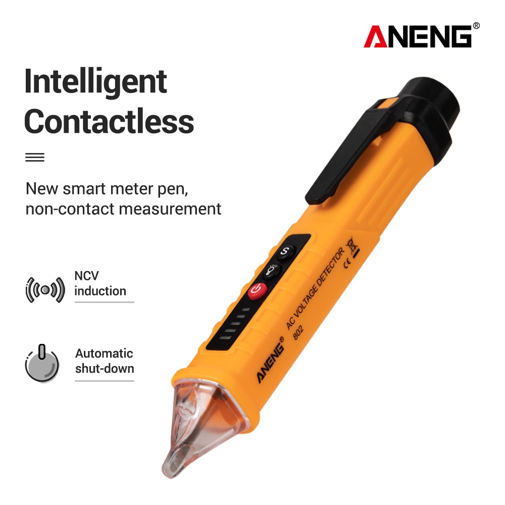 ANENG VD802 Digital 12-1000V AC/DC Voltage Detectors Non-Contact Pen Tester Meter Volt Current Electric Test Pencil 2020 new. 
