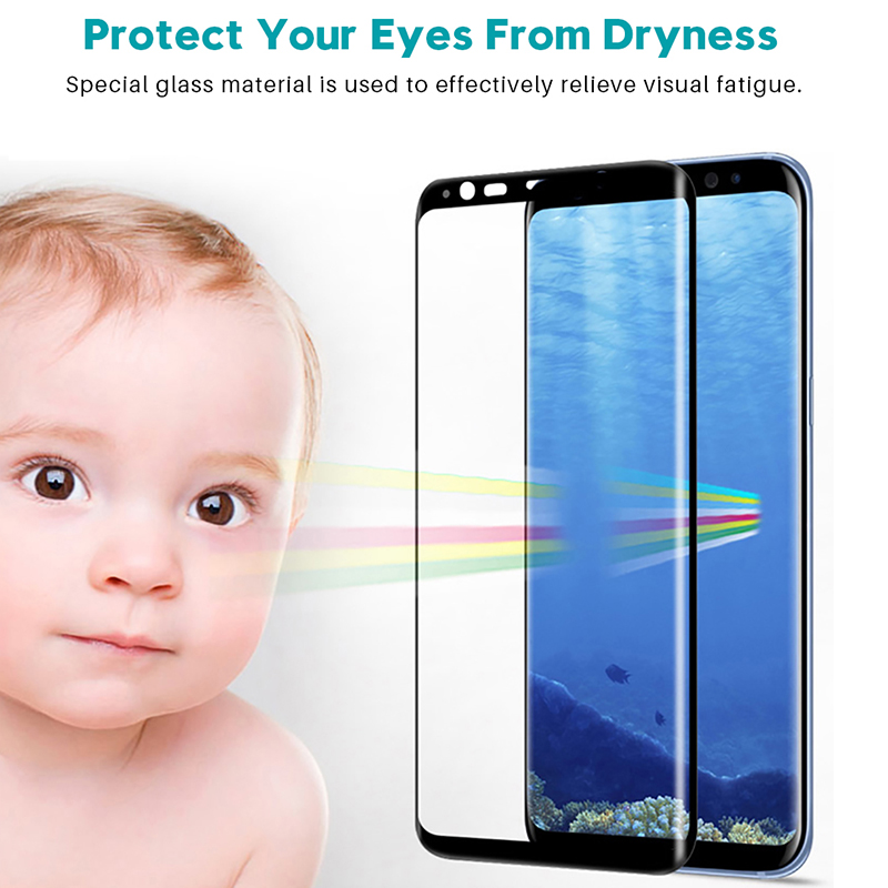 Plus 2A6 A8 for Samsung S8 Plus curved glass film suitable for tempering 9D for Samsung Galaxy Note 8 9 S9 s S7 edge screen protector 018. 