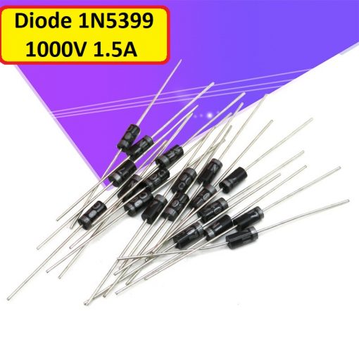 10Pcs 5399 1N5399 1N-5399 1000V 1.5A General Purpose Rectifier Diodes Silicon Junction Diode DO-41 Package 2 Pin Leads. 