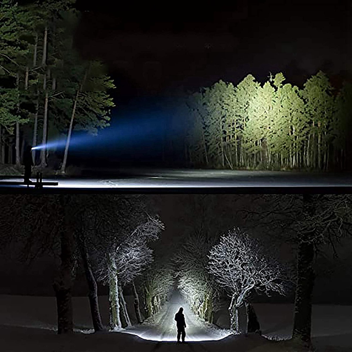 1PC LED Mini Flashlight - High Lumen, Zoomable, Water Resistant Light - Pocket-Size Small LED Flashlight. 