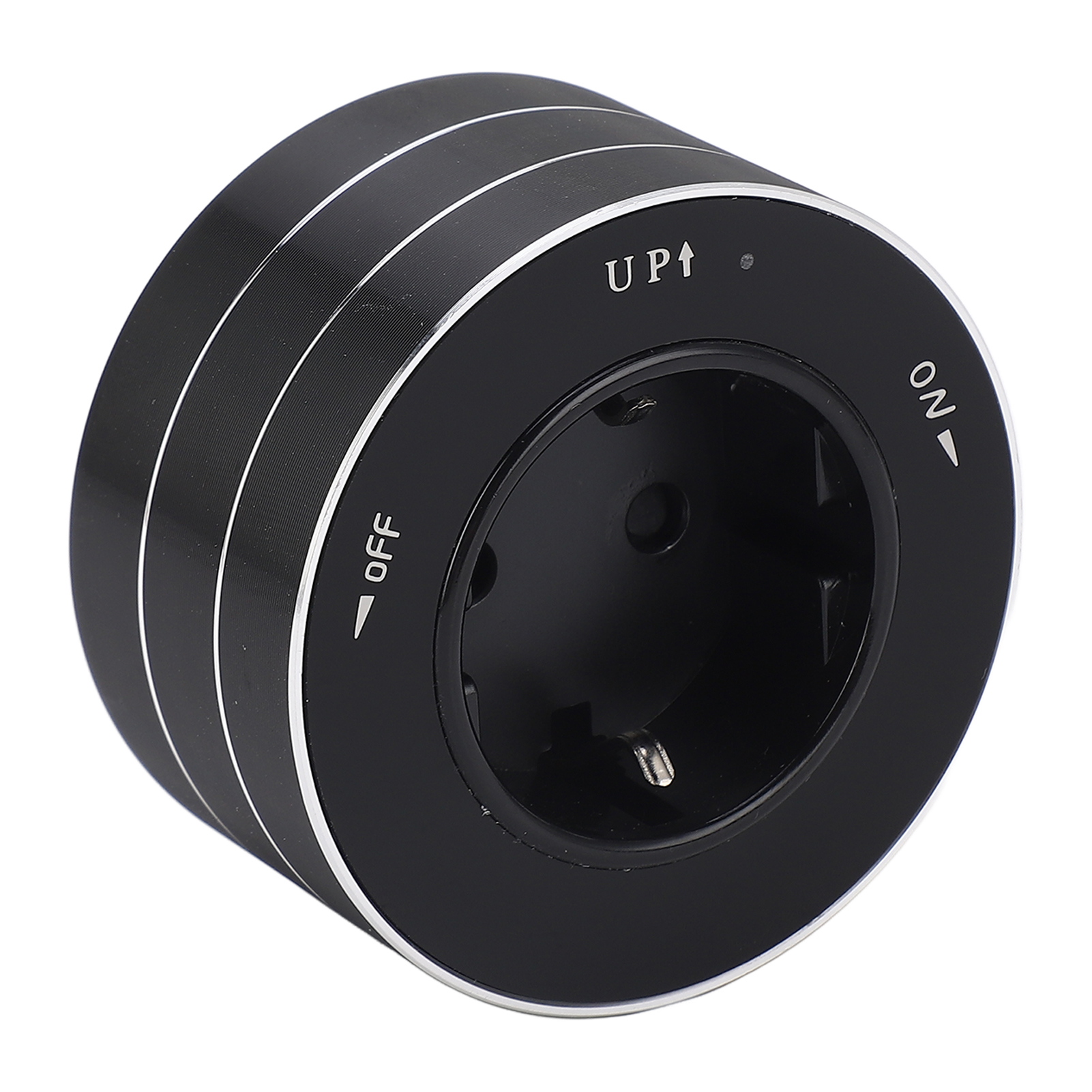 Track Socket Round Mounted Movable Electrical Track Socket EU Plug. 