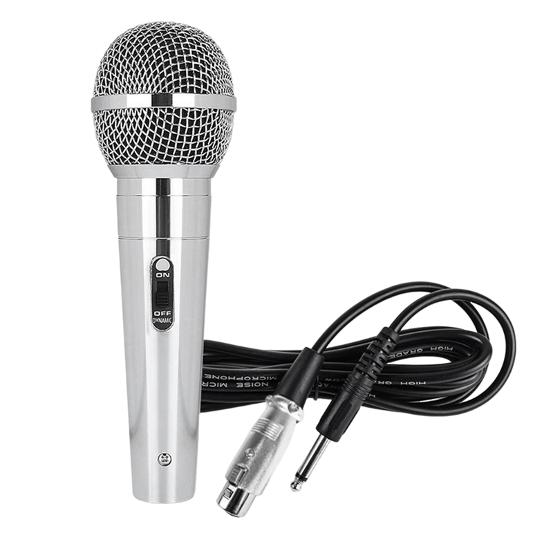 Microphone Wired Metal Dynamic Microphone Clear Voice Mic for Vocal Music Performance