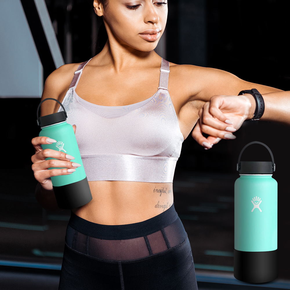 Hydrofresh Accessories 1 Liter Hydro Fresh Tumbler Accessories 650ml Silicon Boot with Paracord Handle for tumbler Wide Mouth Water bottles Hydro Fresh Accessories Silicone Boot for Tumbler Paracord Handle Set. 