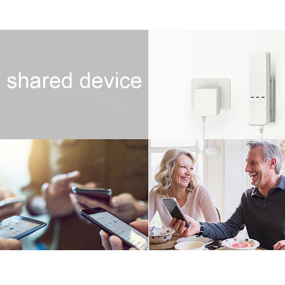Tuya WiFi Intelligent Pull Bead Curtain Motor Electric Roller Blinds Driver Automatic Opener Support APP/Voive/Remote Control Timer Setup Percentage Control Compatible with Alexa Google Assistant-eu. 