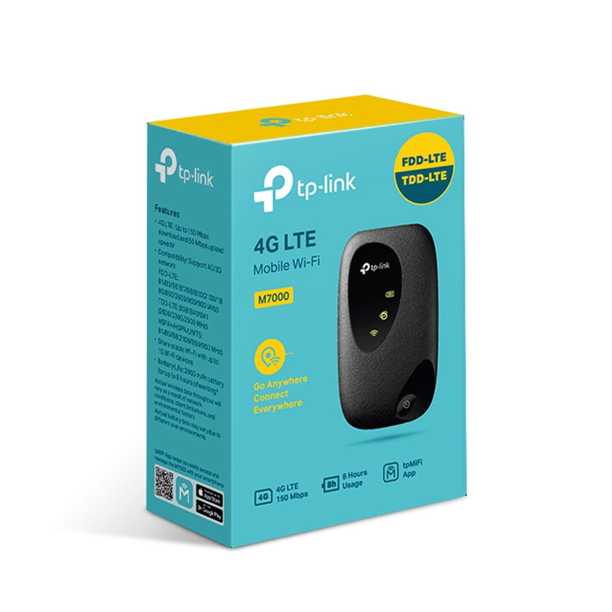 TP-Link M7000 4g lte mifi mobile wi-fi pocket router. 