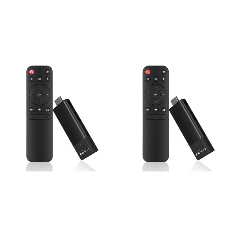 2X XS97 S3 Smart TV Stick Set Top Box H313 Internet HDTV 4K HDR TV Receiver 2.4G 5.8G Wireless WiFi Android 10