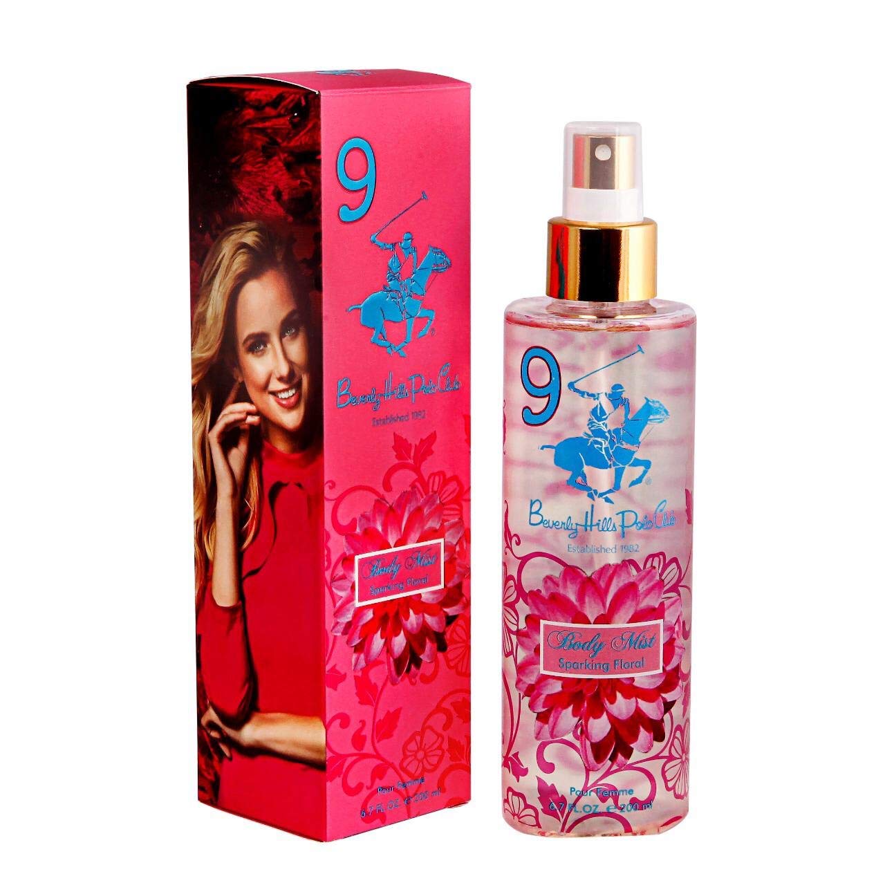 Beverly Hills Polo Club Sparking Floral No. 9 Women Body Mist- 200ml : Amazon.in: Beauty
