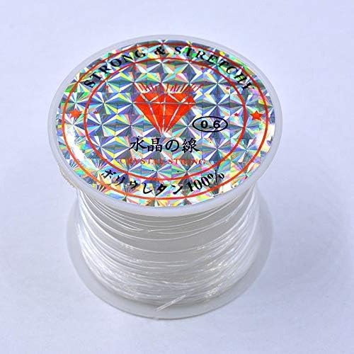 0.8mm Elastic Stretch Beading Cord for Jewelry Making and Bracelet Craft