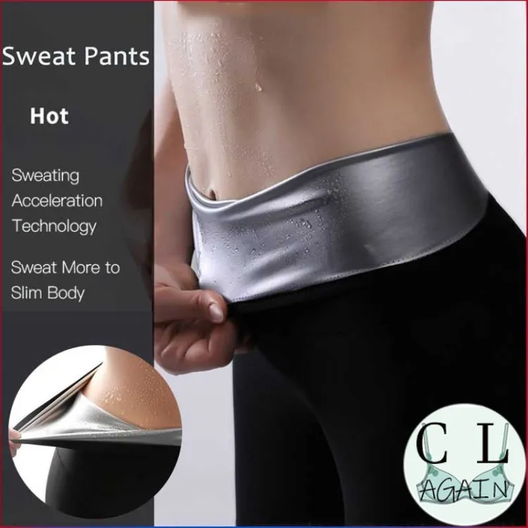 CL Sweat Pants Women's Fat Burning Shorts Abdomen Running