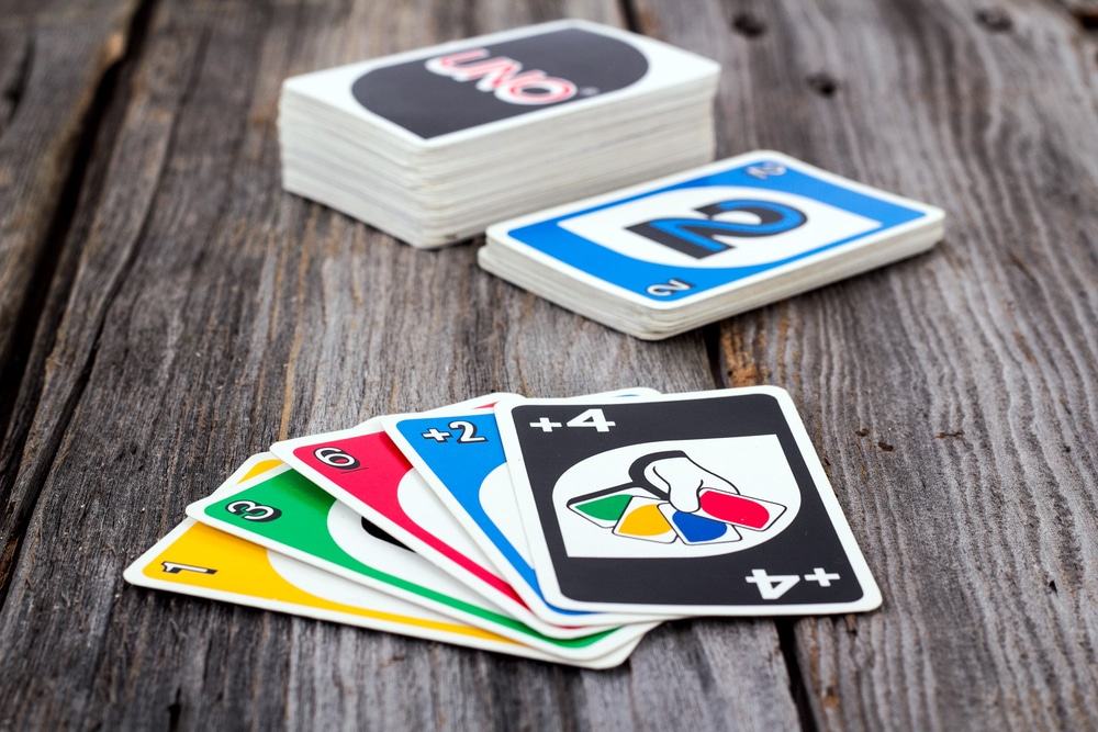 UNO Card Game Play-1pcs - Multicolor. 