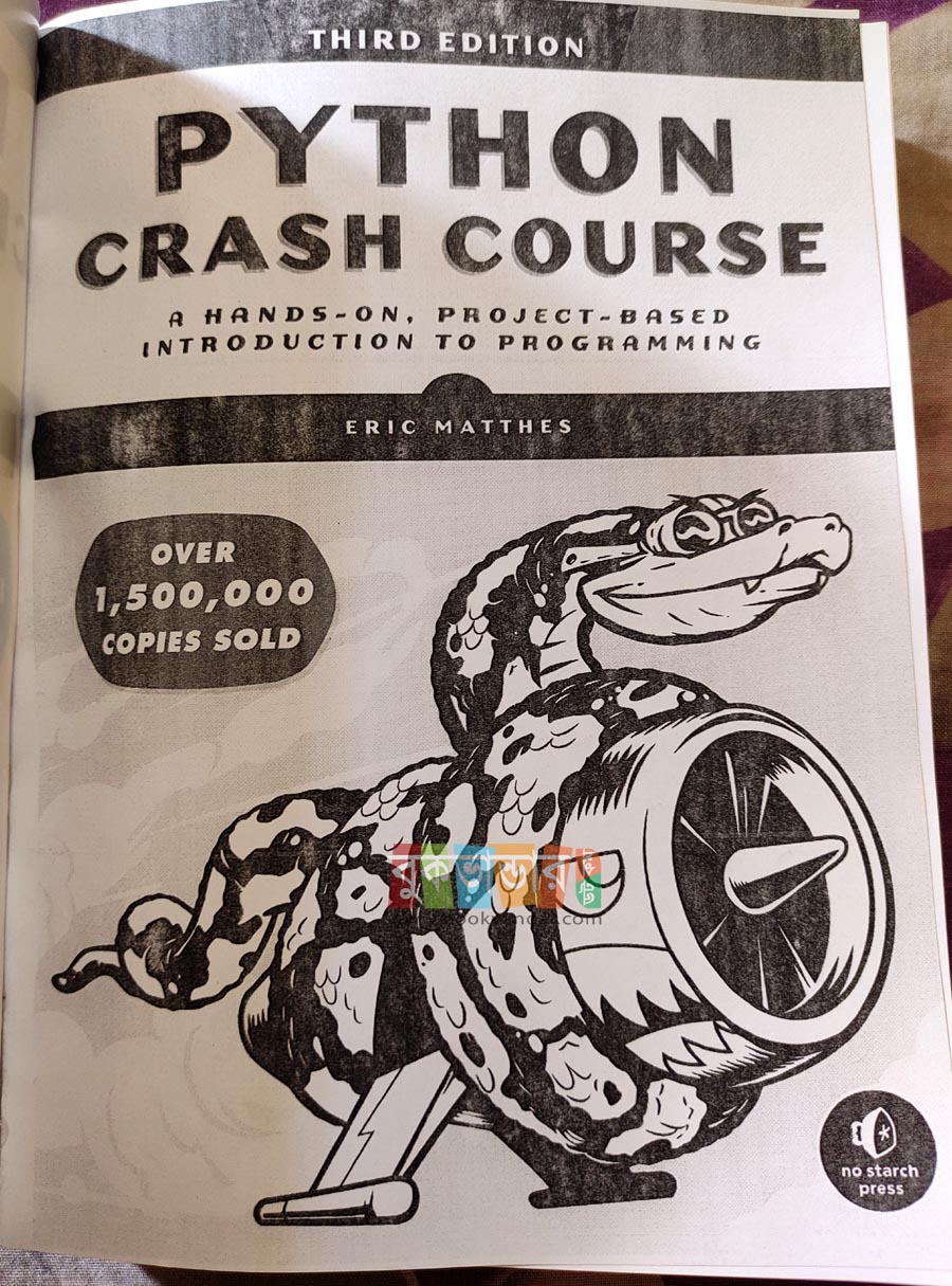 Python Crash Course 3rd Edition by Eric Matthes. 