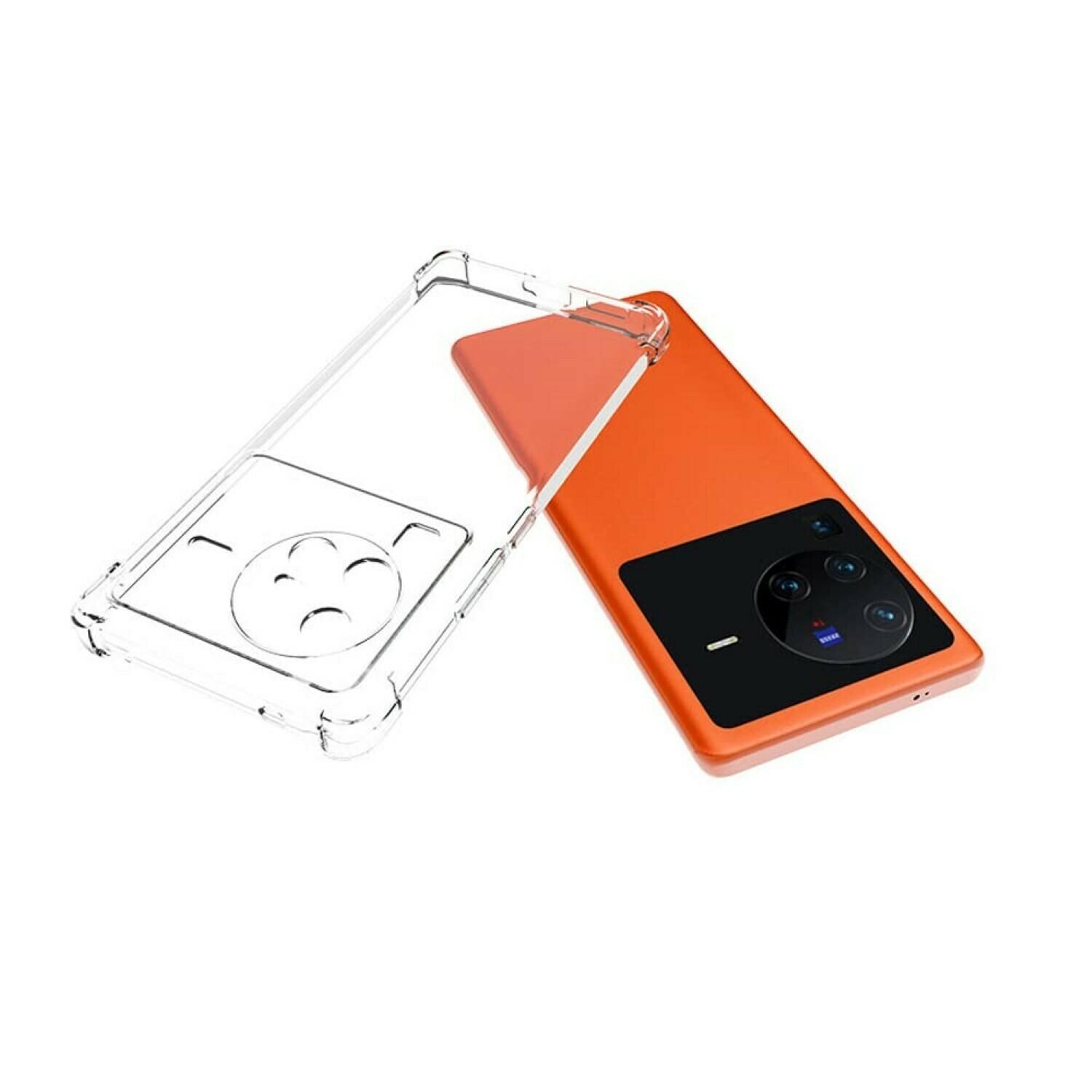 Back Cover Vivo X80 Pro TPU Case, Bumper Transparent Cover Camera Protective Shockproof Drop Protective Clear Bumper Case Back Cover for Vivo X80 Pro. 