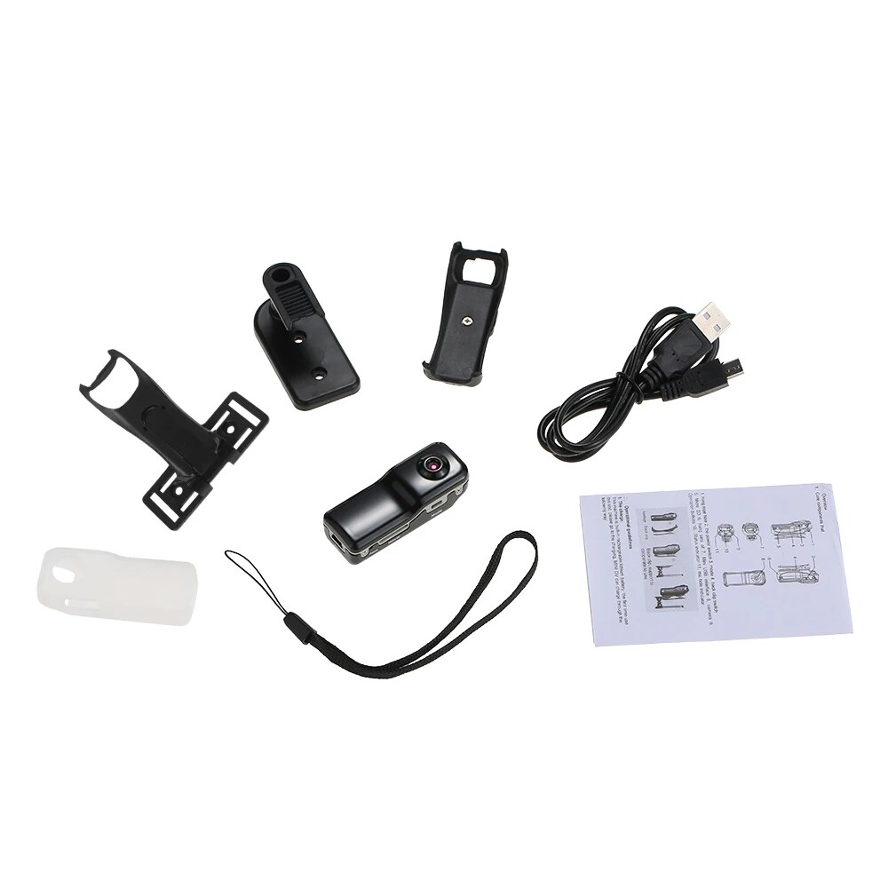 Portable Digital Video Recorder Mini Monitor DV Micro Pocket Camera Perfect Indoor Camera for Home Office Black Portable Camera. 