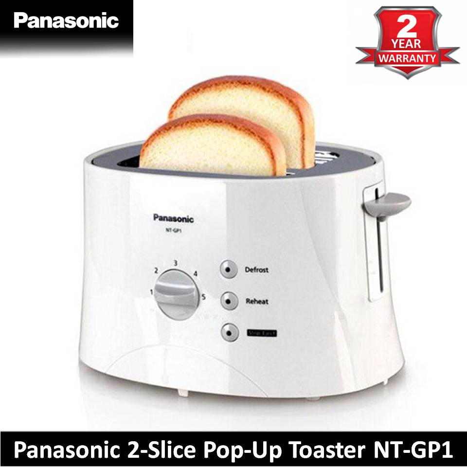 Panasonic NT-GP1 2-Slice Pop-up Bread Toaster. 