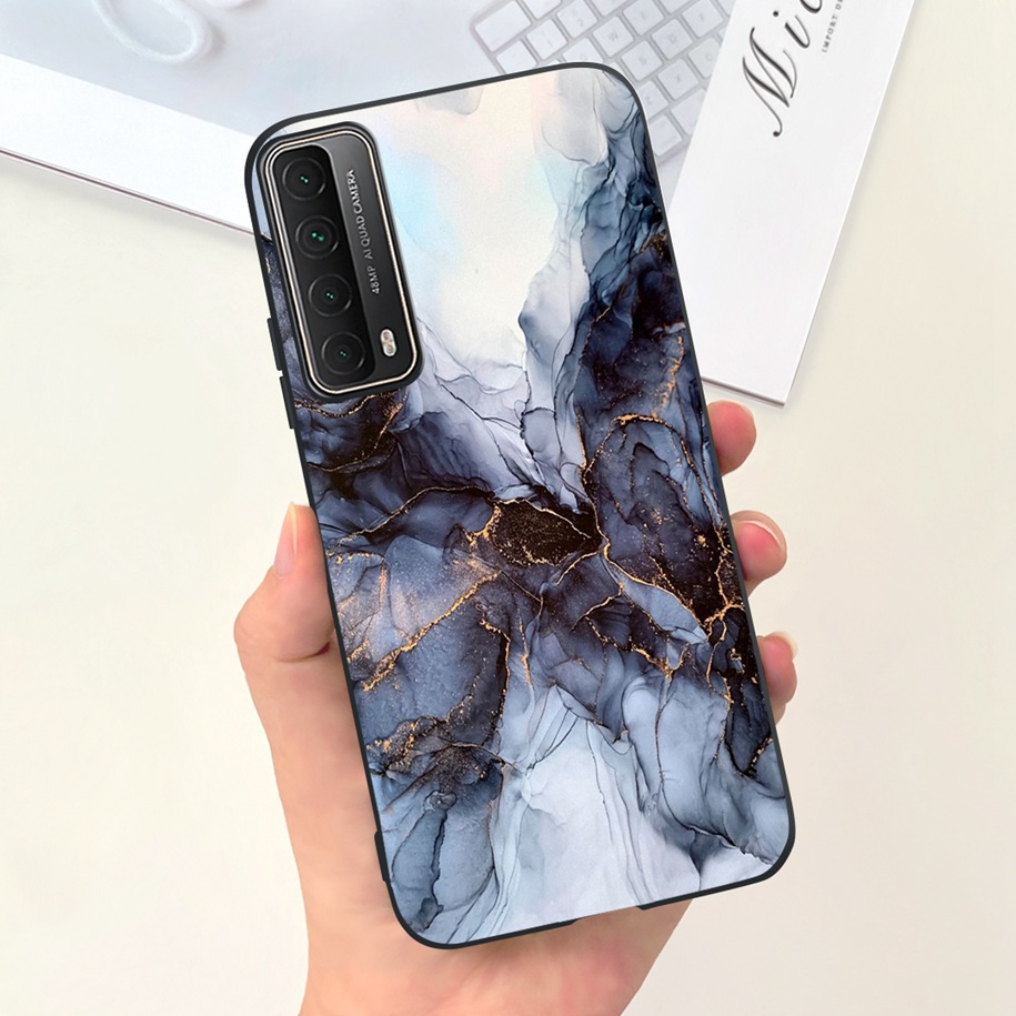 For Huawei P smart 2021 Case Cute Astronaut Shockproof Silicone Covers For Huawei Y7a PSmart 2021 PPA-LX1 PPA-LX2 PPA-LX3 Bumper. 