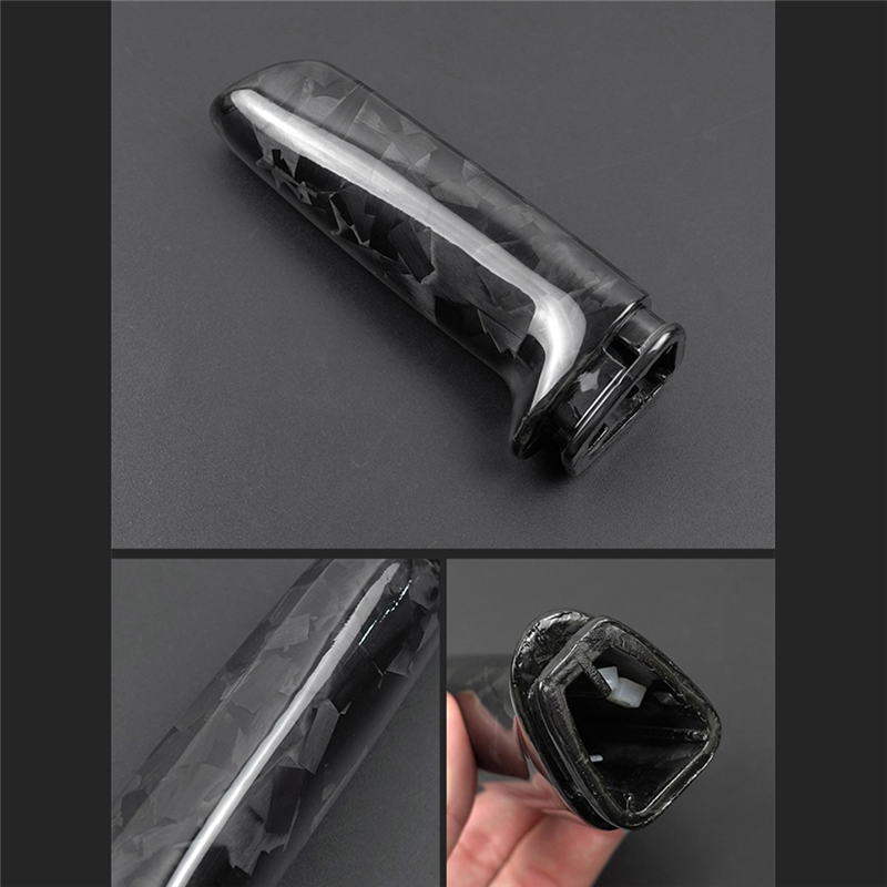 Carbon Fiber Handbrake Grips Cover Trim Replacement For BMW 1 2 3 4 Series E46 E90 E92 E60 E39 F30 F34 F10 F20