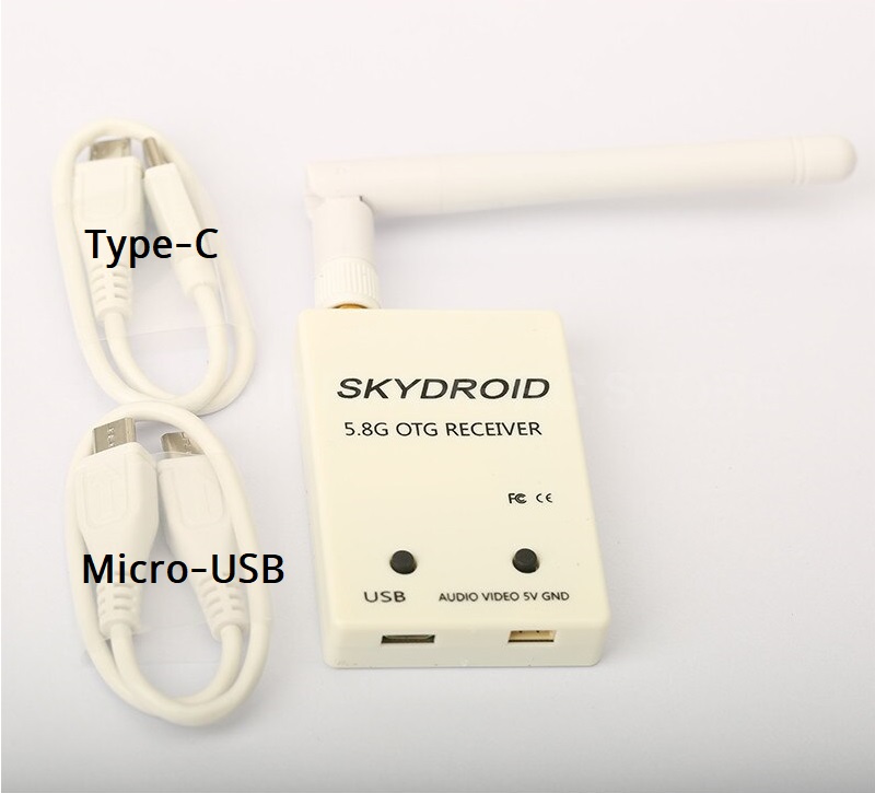 SkyDroid OTG FPV Receiver 5.8G 150CH OTG Receiver UVC. 