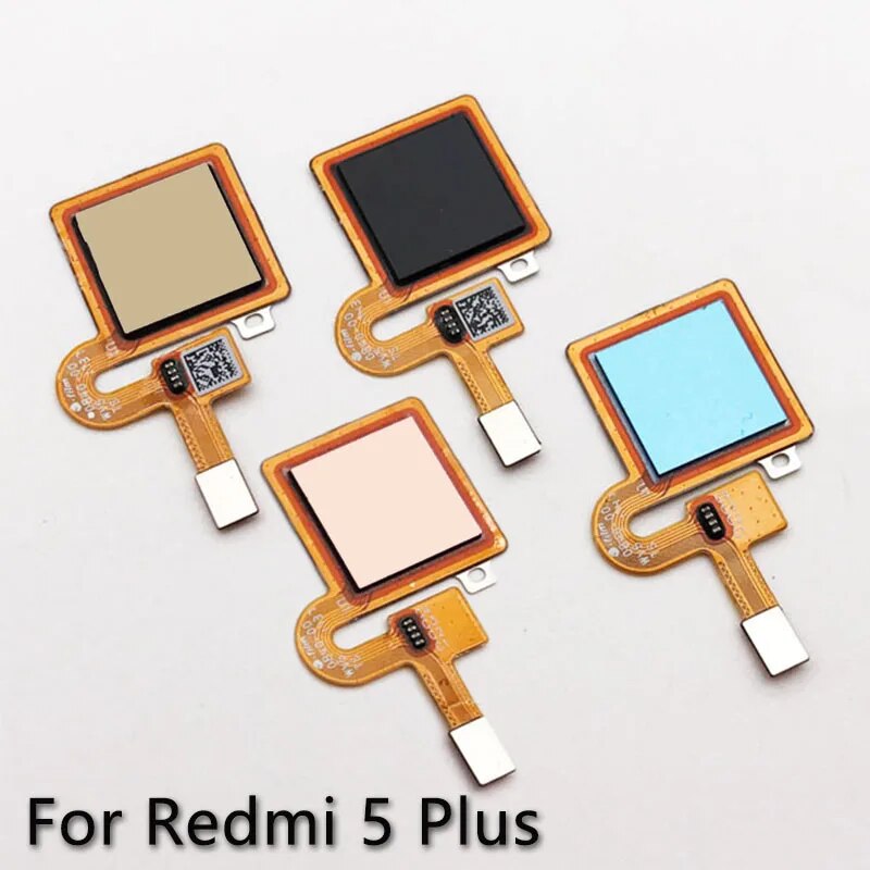 Original For Xiaomi Redmi Note 5 5A Pro Prime Plus Home Button Back Touch ID Finger Scanner Fingerprint Sensor Flex Cable. 