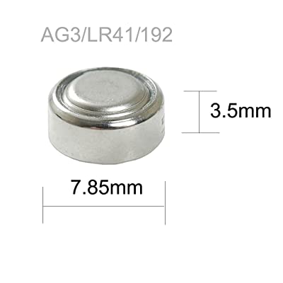 Battery for thermometer 10pcs LR41 Button Cell. 