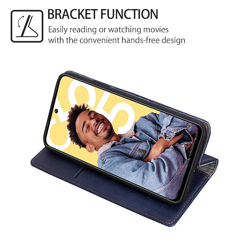 Book Case For Etui Xiaomi Poco F5 Pro X5 X3 NFC X4 M3 M4 M5 M5s M6 F3 F4 F1 F2 Pro GT C40 C50 C51 C55 C65 5G Global Phone Cover. 