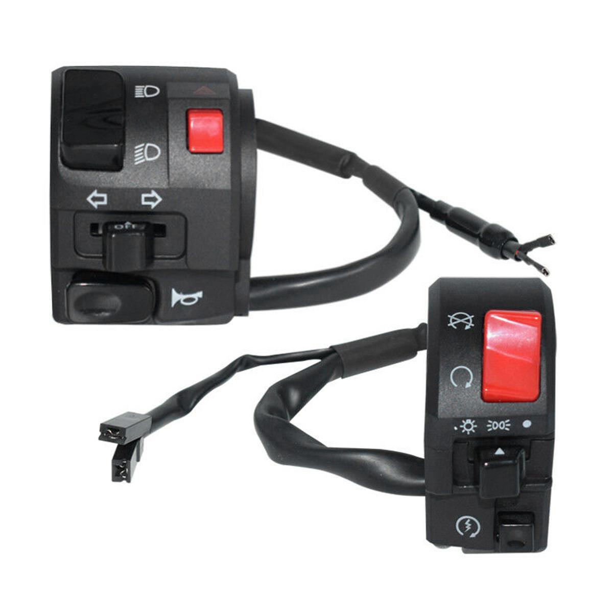 大好き Switches PCSオートバイハンドルバーハンドコントロール7 