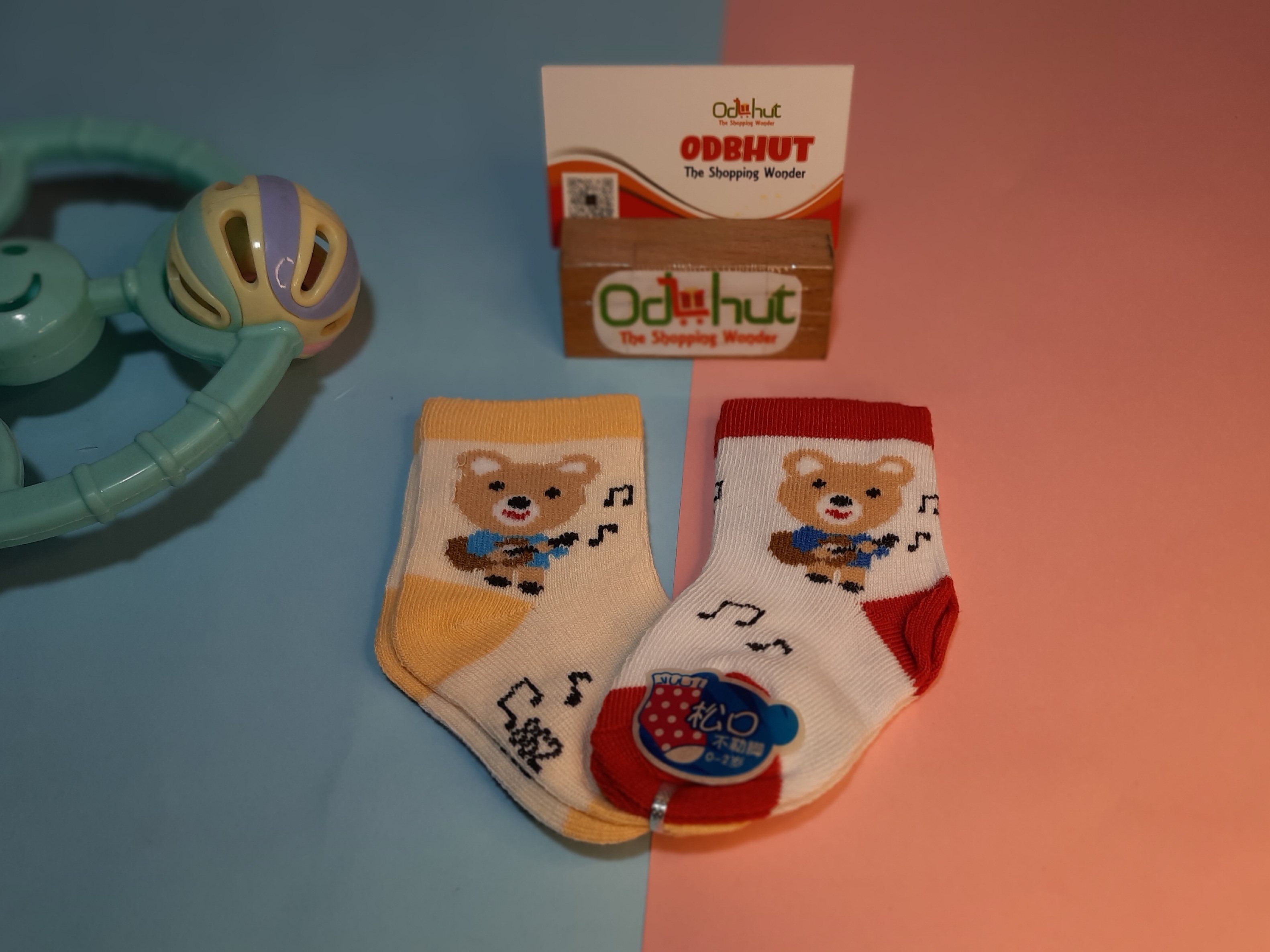 Bangbang baby bear socks 2 pair set baby boy girls sock. 