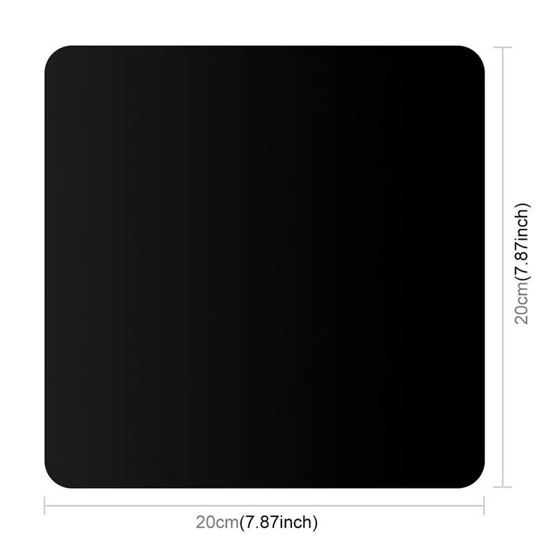 Photography Acrylic Reflective Display Table Background Board For Desktop photography Black White Double Sides 20cm/30cm/40cm