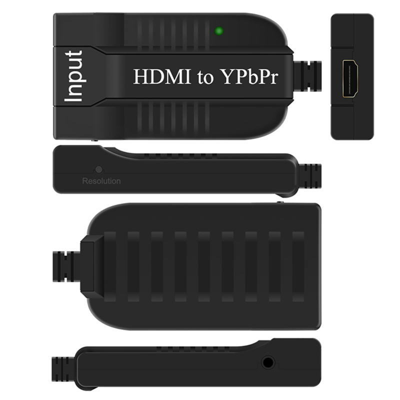 1080P Component Video YPbPr Male RGB Converter Adapter with R/L Audio Output with Hdmi to Ypbpr Words. 