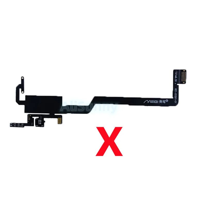Earpiece Fix Face ID Receiver Sensor Cable for iPhone 11 12 13 Pro Max X XS XR Mic No Sensor Speaker Blank Flex Repair Parts