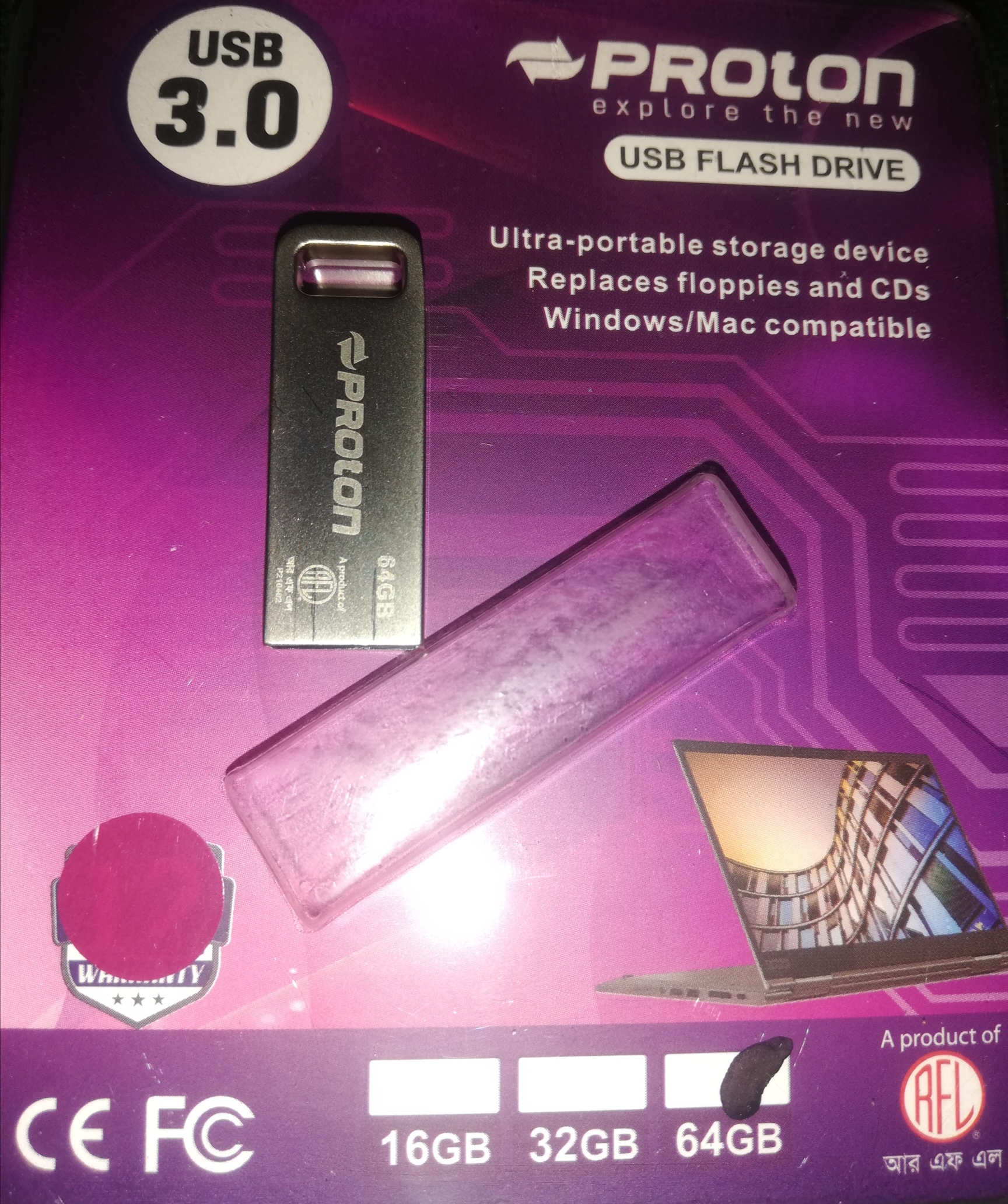 Proton Explore the New pendrive Usb Flash Drive 64GB ( 3.0 ) Brand Code:873475 High Speed Data transfer,. 