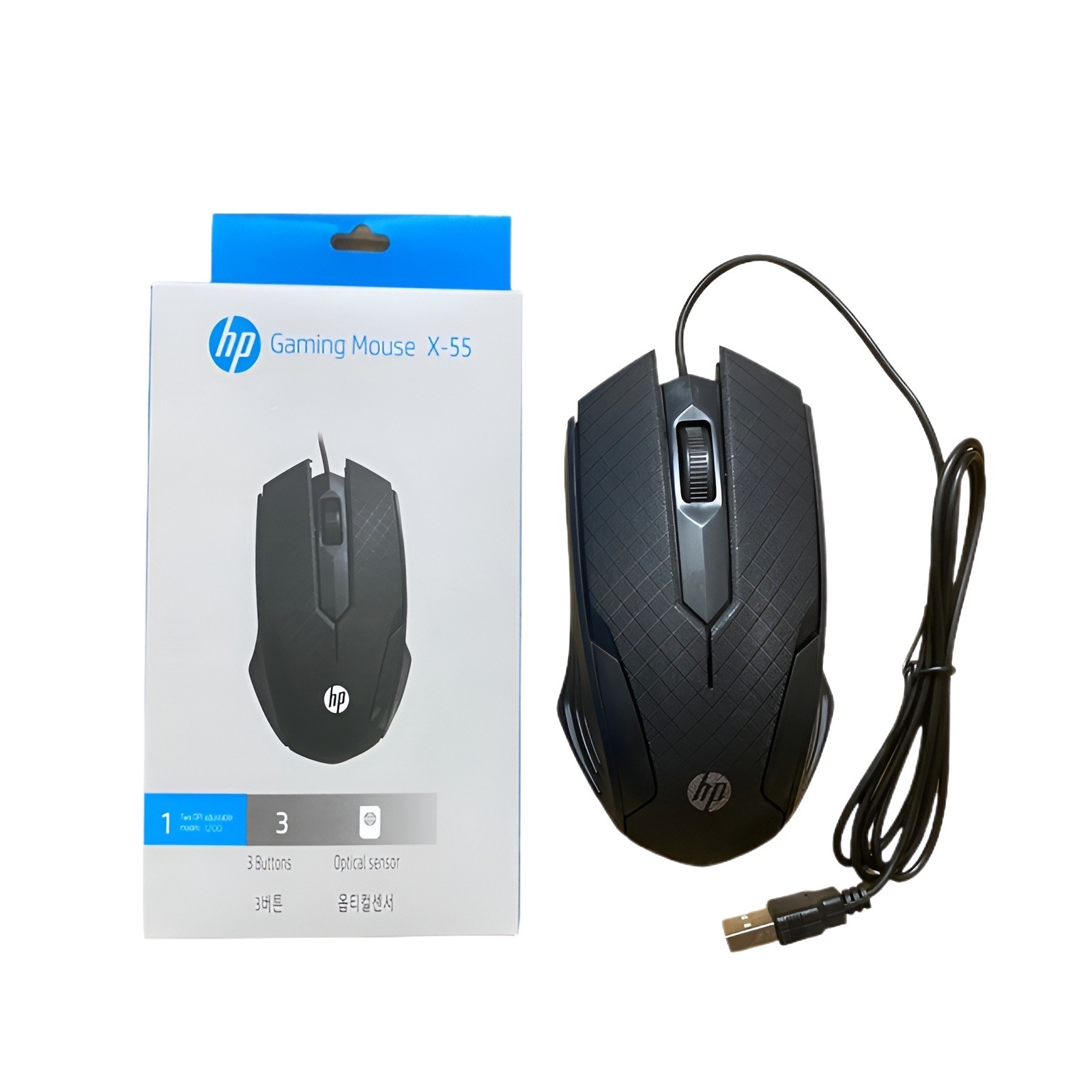 Hp X-55 Wired Usb Gaming Mouse - Desktop Optical Mouse Usb Wired Compatible With Windows Pc Desktop Computer & Laptop Black - Hp X-55 Wired Usb Gaming Mouse - Desktop Optical Mouse Usb Wired Compatible With Windows Pc Desktop Computer & Laptop Black buy online Bangladesh Gadget Corner