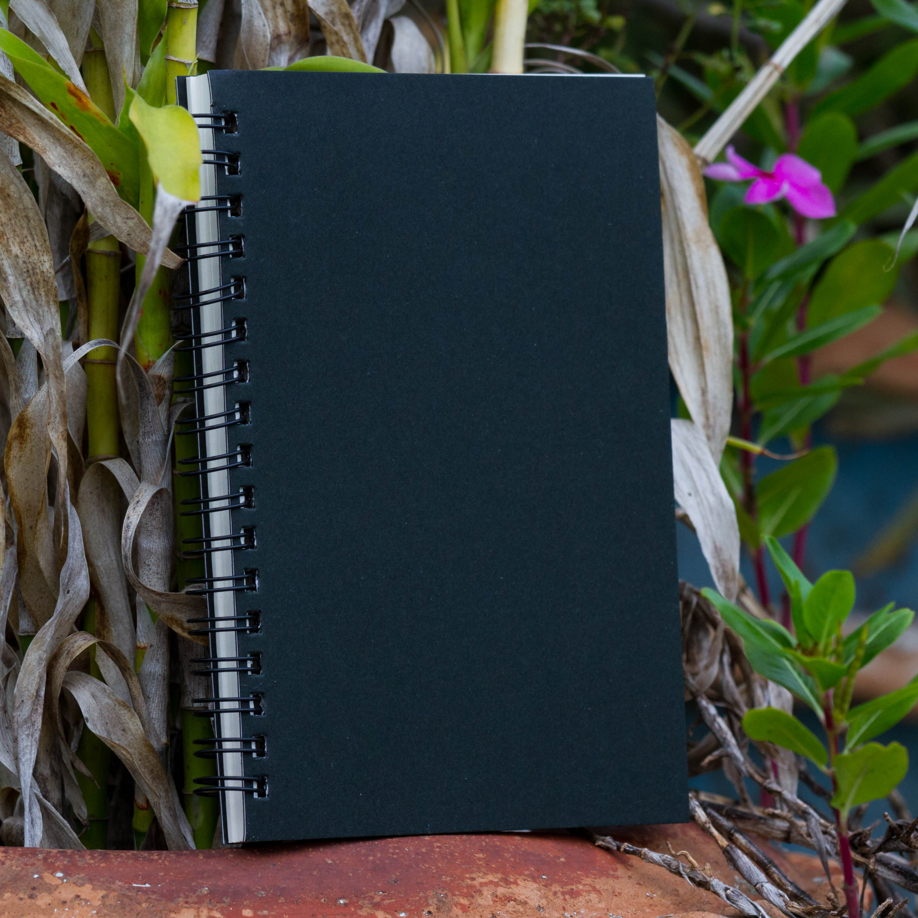 Executive Series Black Spiral Compress Notebook. 