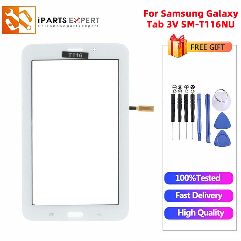 IPARTSEXPERT SM-T116NU T116 Digitizer Touch Screen Replace Part for Samsung Galaxy Tab 3V SM-T116NU. 