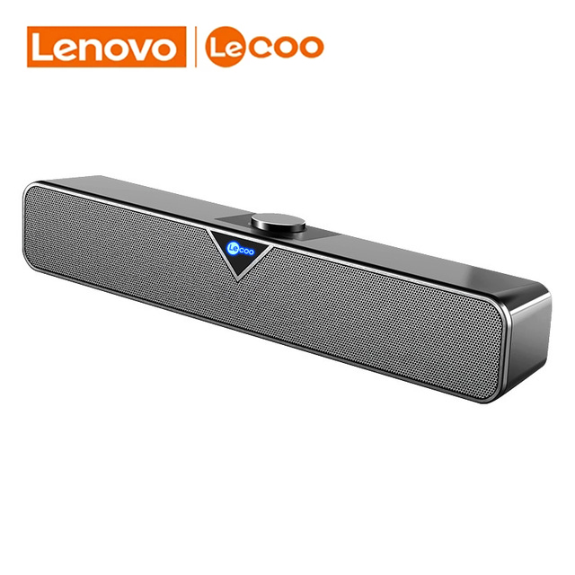 Lenovo Lecoo DS102 Bluetooth Speaker 360 ° Surrounding Stereo Soundbar Home Theater Sound System SubwooferSound Box. 