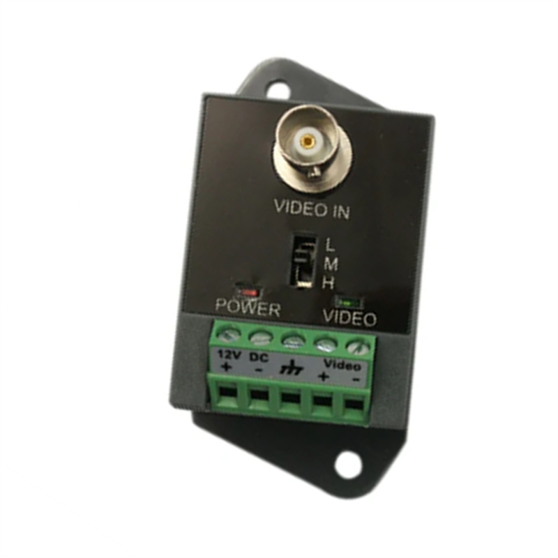 Single-Channel Active Video Balun for CCTV HD-TVI CVI AHD Active HD Video Transceiver Easy to Use. 