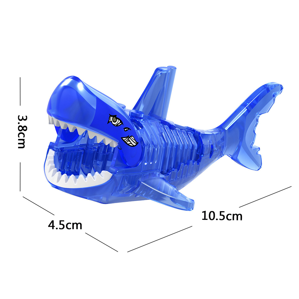 3D Ghost Shark Animal Puzzles DIY Building Blocks Model Early Learning Kids Toy. 