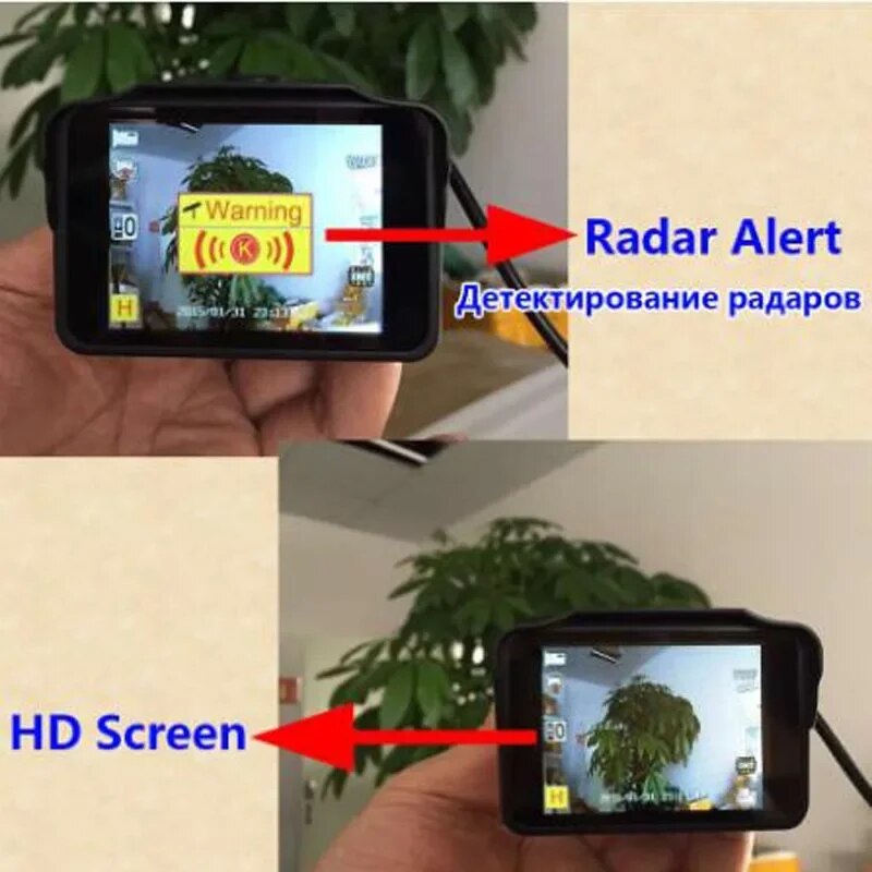 H588 Car 2 In 1 Dashcam Antiradar Combo Speed Camera Registar Signal Anti Radar Dvr Dash Cam Smart Radar Detector with Recorder. 