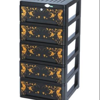 Amass Closet 5 Drawer Gold