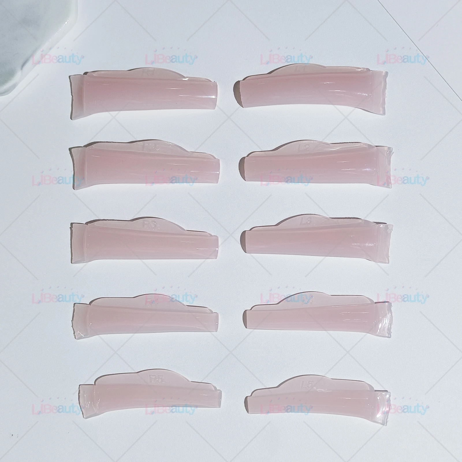 Libeauty Glue Free Silicone Eyelash Perm Pads Sticky Lashes Rods Shield Lifting 3D Eyelash Curler Accessories Applicator Tools. 
